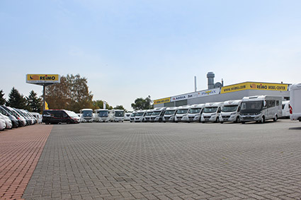 Unsere neue Wohnwagen & Wohnmobil-Ausstellung in Egelsbach - das Reimo Mobil-Center