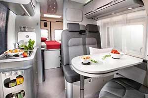 Campingbus Adria Twin - Innenraum in Dekor Titan Campingbus Adria Twin - Innenraum in Dekor Titan