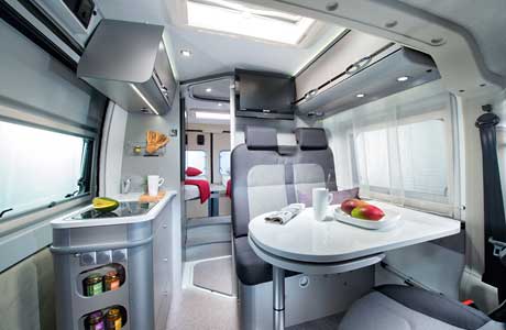 Adria Twin 640 SLX in Möbeldekor Titan Adria Twin 600 SP in Titan