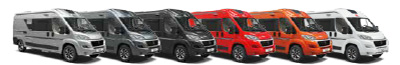Campingbusse Adria Twin - viele Grundrisse von 5,0 bis 6,40 m Länge