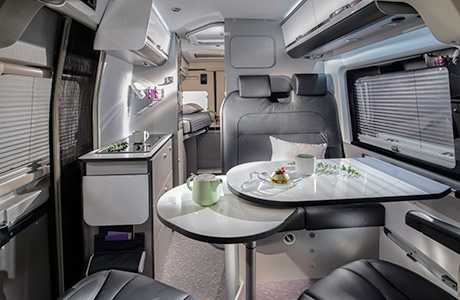 Adria Twin 640 SLX in Möbeldekor Titan Adria Twin 640 SLX in Titan