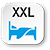 Extra-großes Komfortbett XXL-Liegefläche