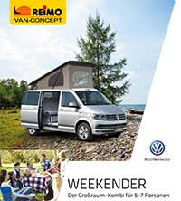 Fahrzeugprospekt REIMO Weekender auf Basis des neuen Volkswagen Transporter - PDF Download Fahrzeugprospekt REIMO Weekender auf Basis des neuen Volkswagen Transporter - PDF Download