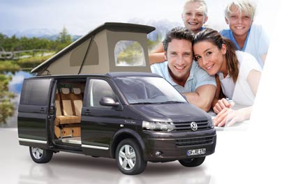 ...zur Übersicht der Reimo Campingbus-Modelle auf Volkswagen Transporter 5 Reimo Campingbus auf Volkswagen T5