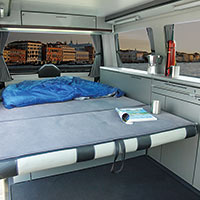 Campingbus Reimo CityVan mit extragroßem Bett