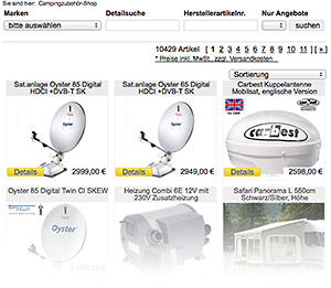 Ersatzteil-Suche im Reimo Campingshop