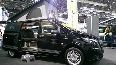 Camper Mercedes Vito CityVan auf der Messe Düsseldorf Mercedes Vito CityVan auf der Messe Düsseldorf