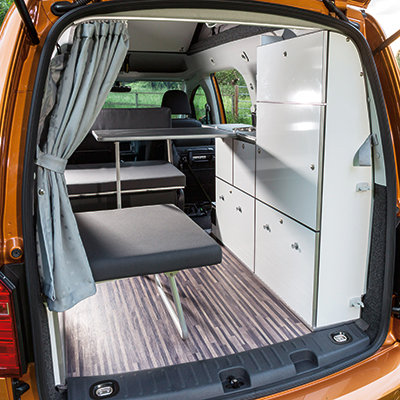 Reimo shrinks VW pop-up camper down to Caddy size, still adds toilet