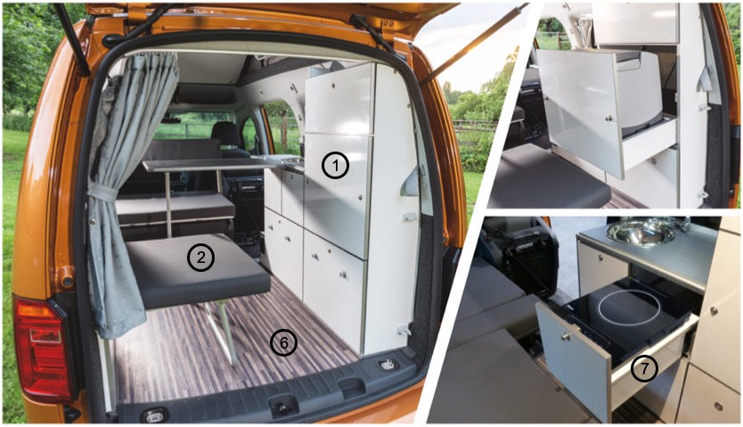 Reimo shrinks VW pop-up camper down to Caddy size, still adds toilet