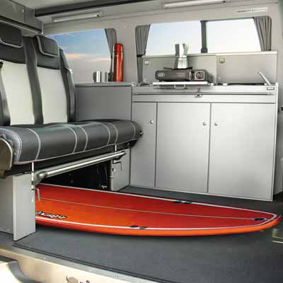 Vorteile des Campingausbaus CityVan: Flexibles Beladen