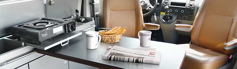 Kit camper CityVan para VW T5 & VW T6 batalla corta Kit camper CityVan para VW T5 & VW T6