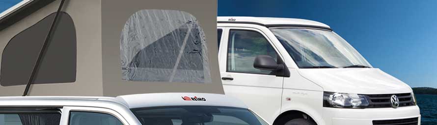 Pop Top Roof Superflat II for VW T5 & T6 SWB - front elevating Pop Top Roof Superflat II for VW T5 & T6 SWB - front elevating