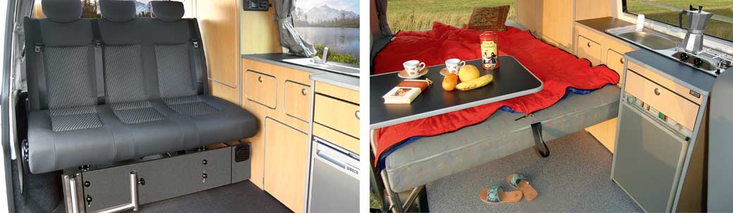 VW T5 Rock and Roll Bed & VW T6 Rock and Roll Bed (rigid) VW T5 Rock and Roll Bed & VW T6 Rock and Roll Bed (rigid)