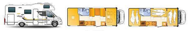 Sun Living Wohnmobil mieten: Lido A 49 DP
