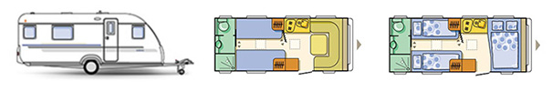 Adria Wohnwagen mieten: Adora 542 UT
