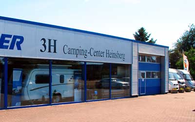 Bei 3H Camping-Center in Heinsberg können Sie Wohnwagen mieten.