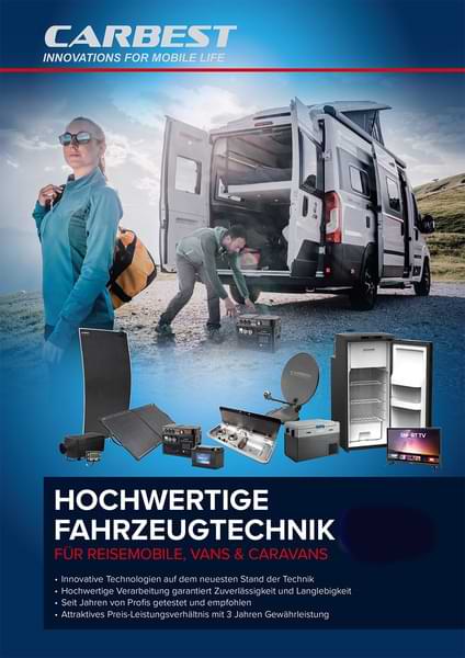 Carbest Produkte für Wohnmobil, Wohnwagen, Camper