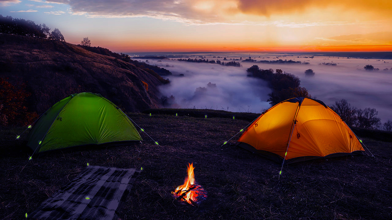 Zelt-camping