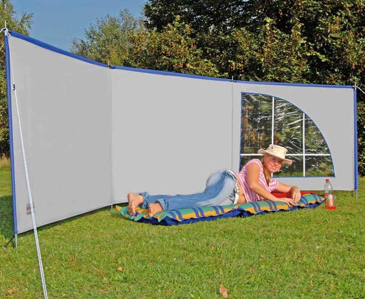 Windschutz für Camping